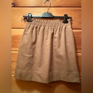 J. Crew wool blend lined skirt with pockets.
